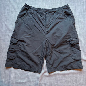 Women's REI Dark Gray Cargo Shorts Size 12